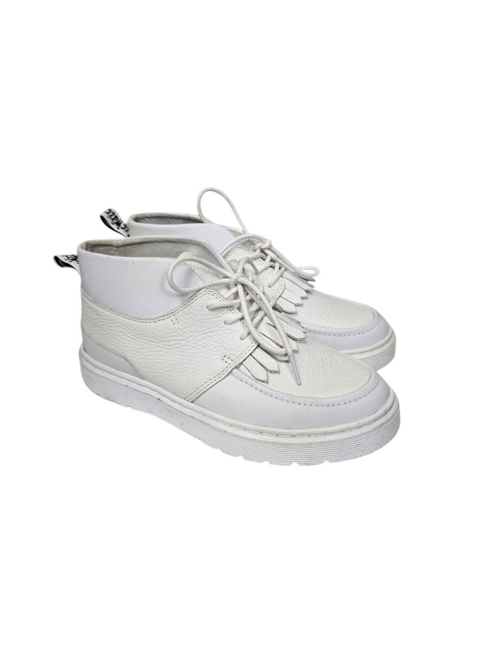 Dr. Martens Jemima Venice Aunt Sally White Leather Chukka Boots 7